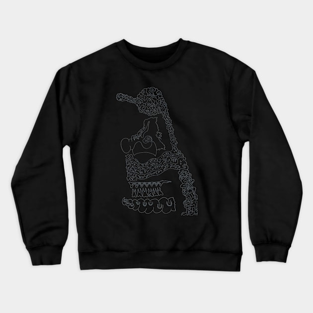 Groogy Fell Down the Gopher Hole Crewneck Sweatshirt by Spacecityrc